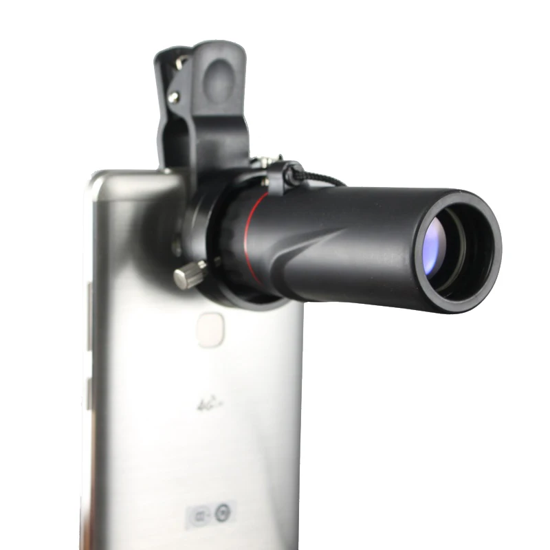 Professional 10X25 HD Monocular Telescope With Clip Mobile Phone Optics