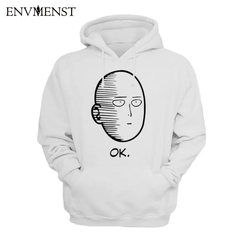  One Punch Man Men and Women Hoodies Anime ONE Oppai Hoodies ONE PUNCH-MAN re-make Fleece Jacket Har