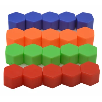 

Car-Styling 20pcs Silica Gel Wheel Nuts Covers Protective Bolt Caps Hub Screw Protector 19mm 21mm Wheel Nut Bolt Head Cover Cap