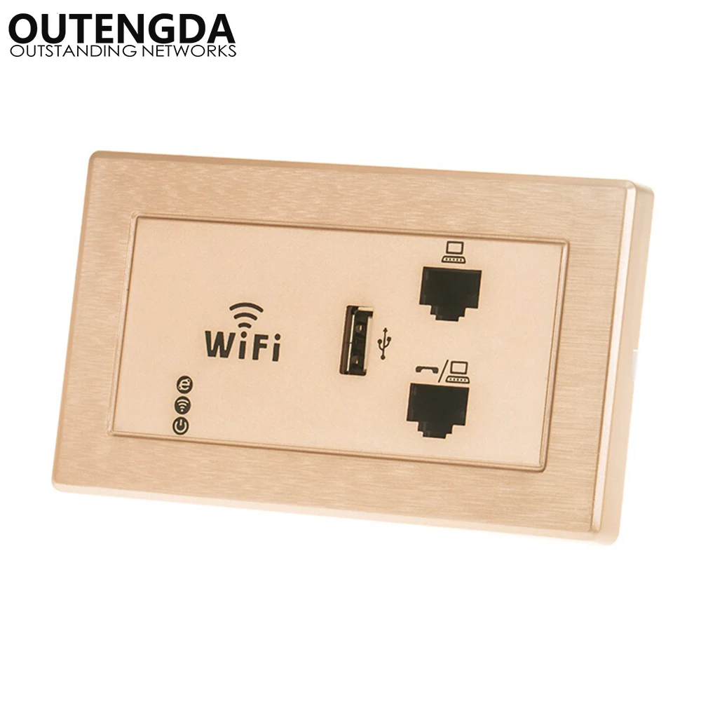 300mbps 118 Usstandard Wall Wireless Ap For Hotel Domitory Office