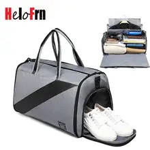 HeloFrn Business Travel Men Large Capacity Handbag Luggage Travel Duffle Bags Suit Male Travel Bags Formal Dress Shoes Pocket