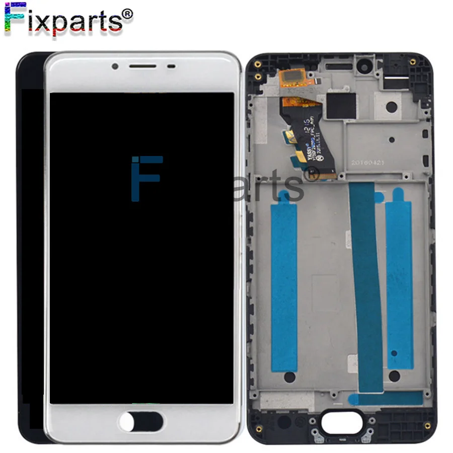 Meizu M3S LCD Screen Touch Screen Digitizer Assembly with Replacement Frame (3)