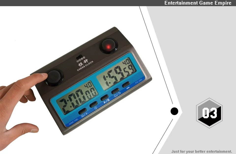 2 Yernea New Chess Clock Board Game Set Timer Chinese Chess Count Down Multiple Games Electronic Calculagraph Go Game (3)