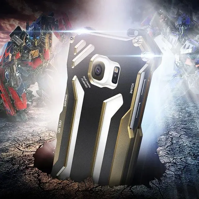 R JUST Gundam for samsung galaxy S7 S7 edge case Original Design Armor Shell Metal Aluminum