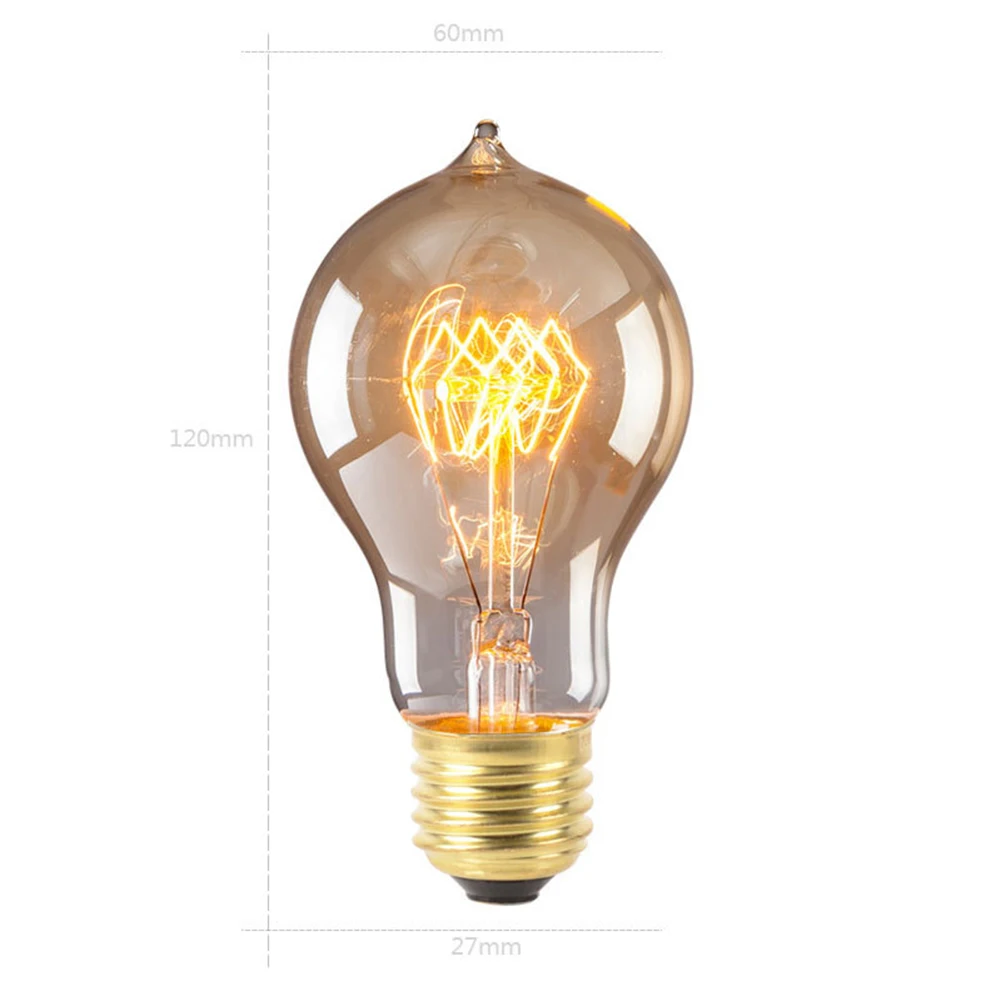 E27 ретро Эдисона лампы накаливания винтажный Ампульный светильник подвесной светильник
