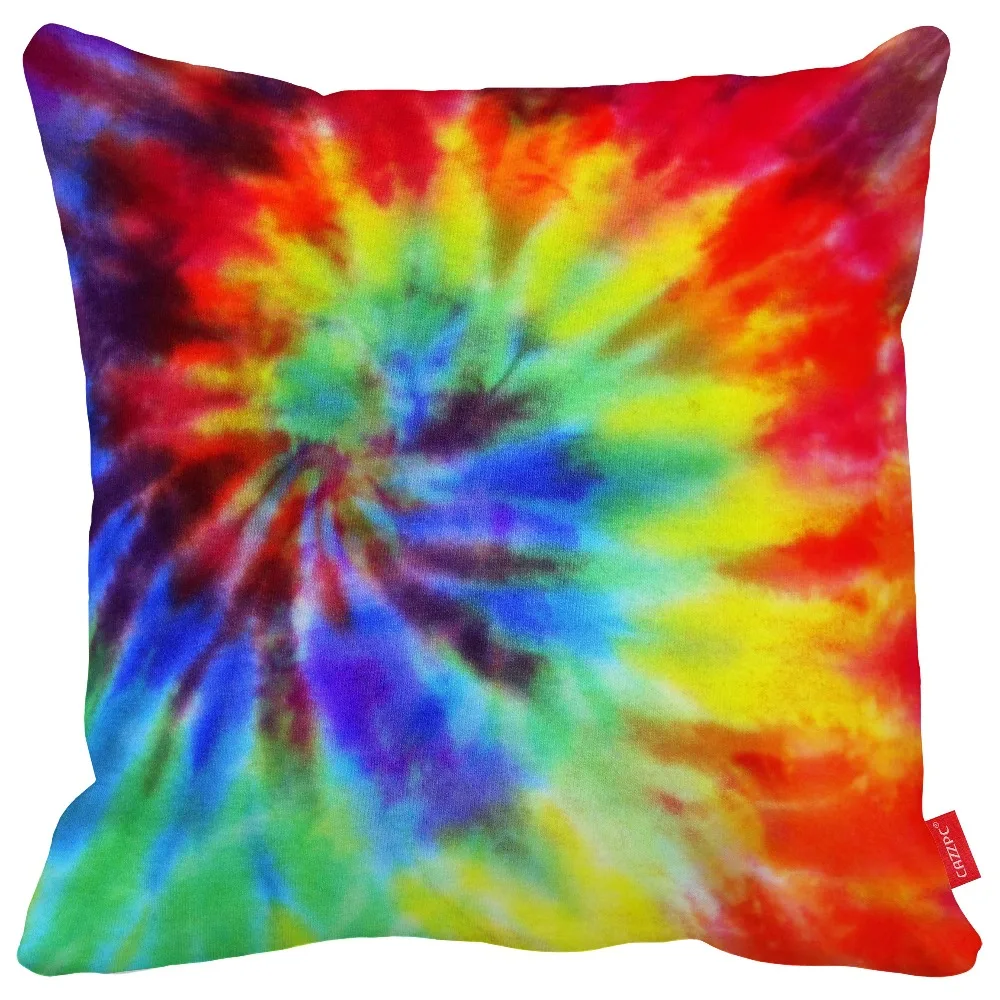 Fashion Colorful Tie Zagreb Dye Print Throw Pillows Home 