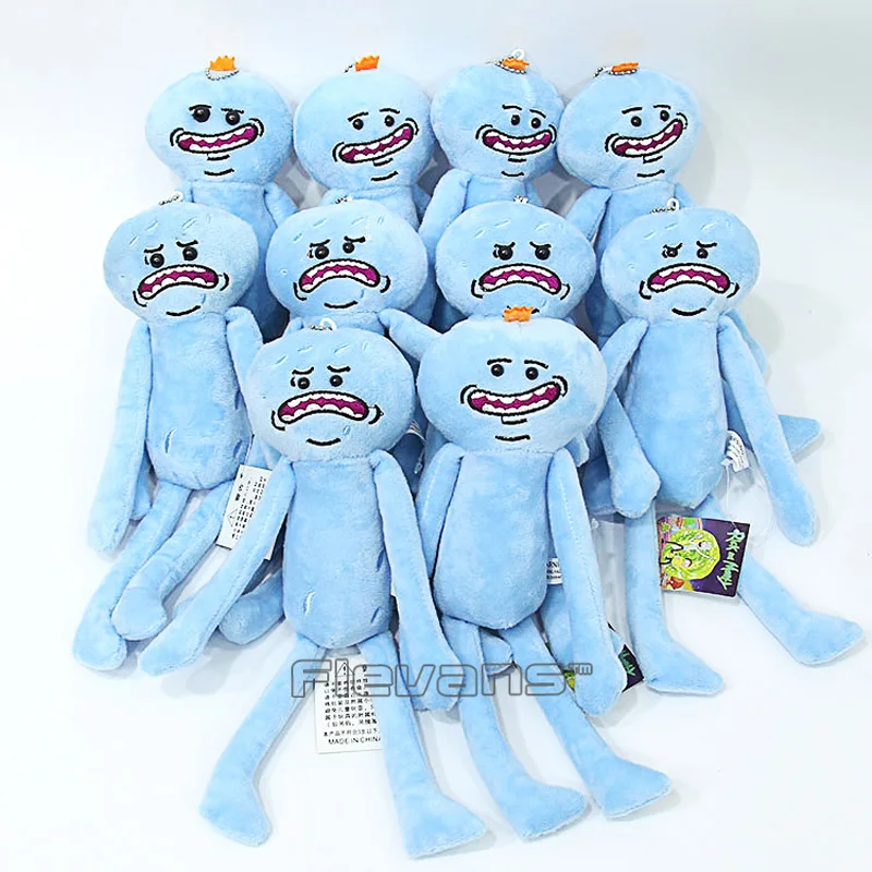 Rick and Morty Mr. Meeseeks Happy/Sad плюшевые подвески мягкие игрушки куклы 10 шт./партия 2 стиля