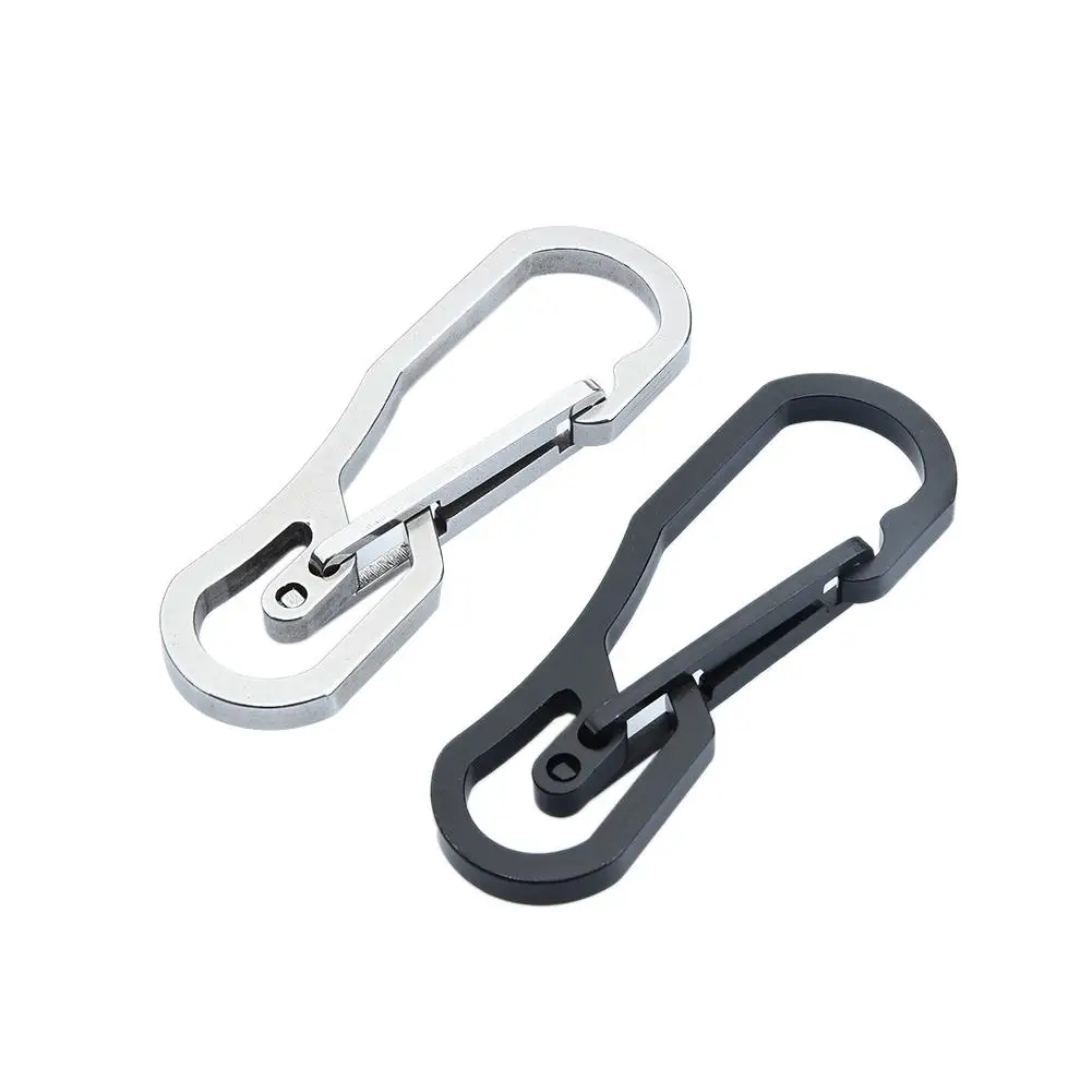 

Keychain Outdoor Tools Hanging Buckle Key Ring Hook For Camping Hiking Travel Stainless Steel Survival Multi-function Tool