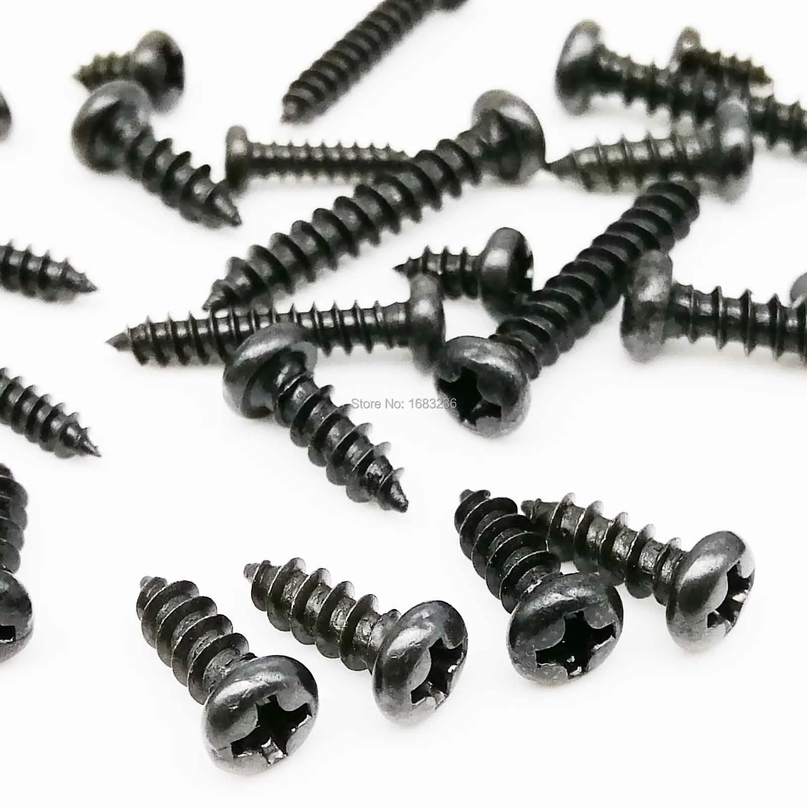 100 шт. M2 M2.6 M3 M3.5 черная оцинкованная сталь Mini Micro Phillips плоская потайная круглая