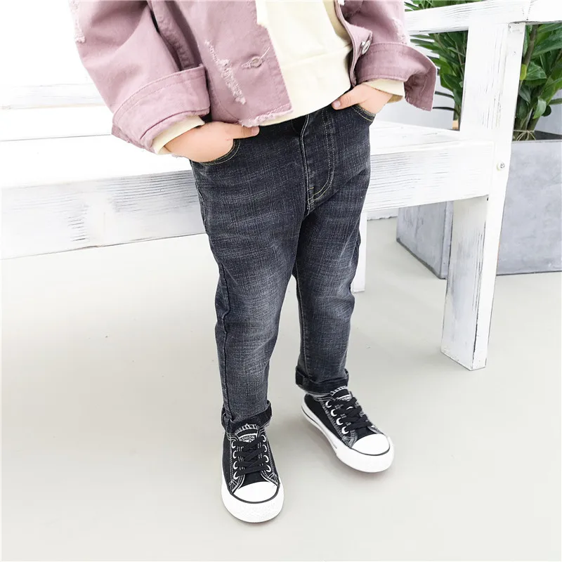 Autumn 2018 New Style Girls Jeans Kids Clothing Pants For Girls Spring Trousers Children Jeans Elastic Waist Fashion For Baby (11)