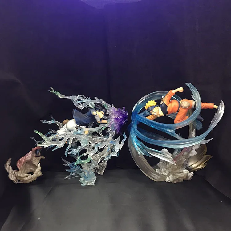 

NEW hot 18-26cm Naruto Uzumaki Naruto Rasengan Uchiha Sasuke Action figure toys collection doll Christmas gift no box