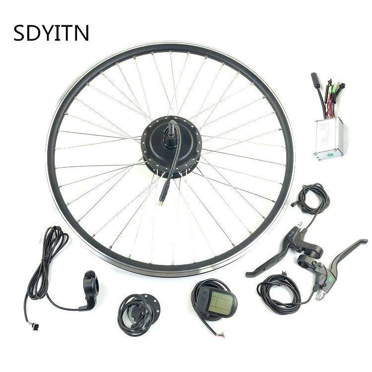 SDYITN E-bike конверсионный комплект с дисплеем LCD5 48V500W задняя часть электровелосипеда Кассетный концентратор двигателя