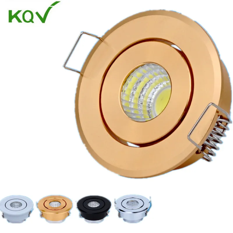

LED Downlight Mini 5W COB Ceiling Recessed High Brightness Spot light Angle Adjustable Cut Hole 42-45mm 4000K Natural White
