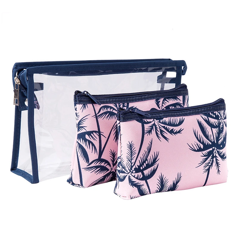 

10SETS / LOT Women Portable Make Up Bags Printing Pouchs Travel pouches Storage bag Girl Cute Makeup Bags Ladies Cosmetic Sack