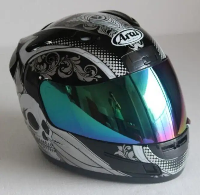 Горячая распродажа! новое защитное оборудование ARAI racing cross сертифицировано ECE для мужчин и женщин шлем - Цвет: Черный