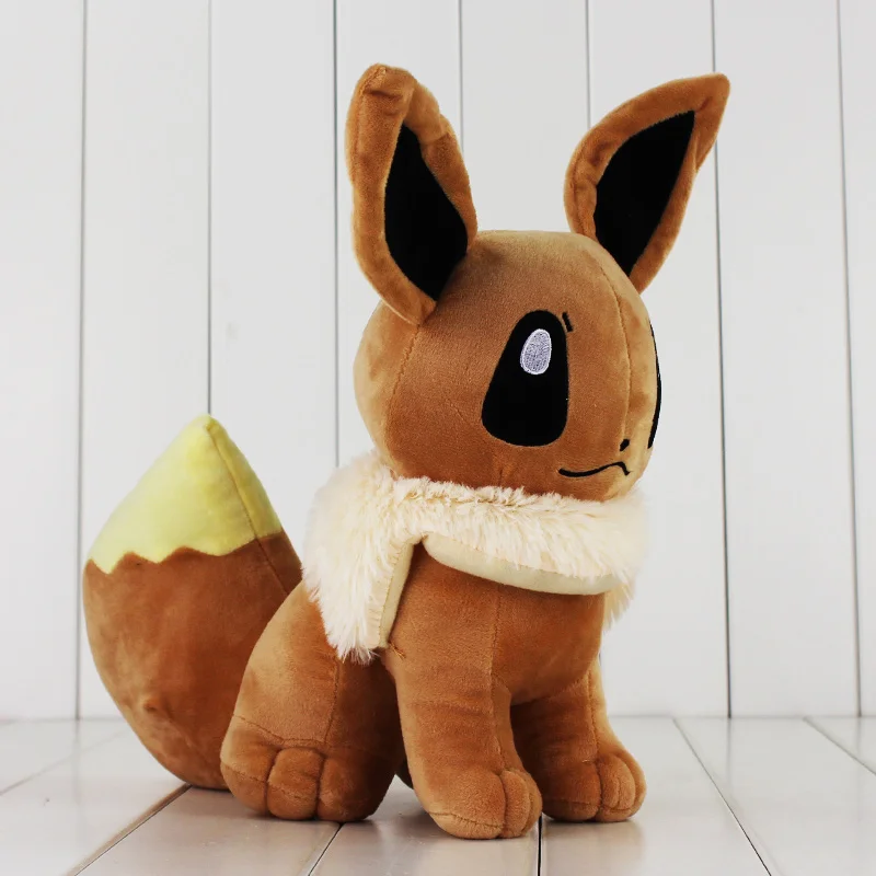 Японского аниме Симпатичные Eevee плюшевые игрушки 33 см Куклы с биркой подарок для детей