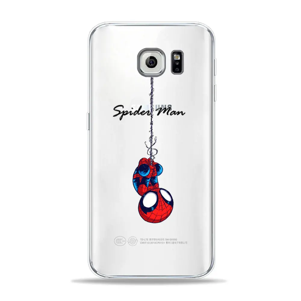 Забавный чехол для телефона Marvel Бэтмен Чиби Дэдпул для samsung S10 S8 S9 Plus S7 Edge A9 A6 A7 A5 TPU чехол для samsung A50 чехол