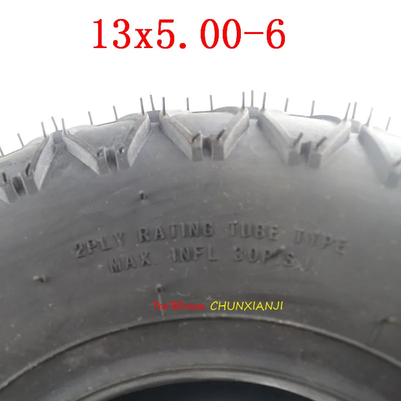 Молниеотгрузка 13x5. 00-6 бескамерная шина для квадроцикла квадроцикл Gokart скутер мини-багги косилка Go-kart багги