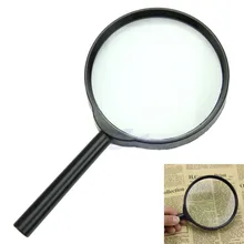 5X 100mm Hand Held Reading Magnifier Magnifying Glass Lens Jewelry Loupe Zoomer