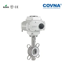 Dn50 2 дюймов Электрический Вафли Тип Нержавеющая сталь 304 бабочка Клапан, ВКЛ/ВЫКЛ Тип