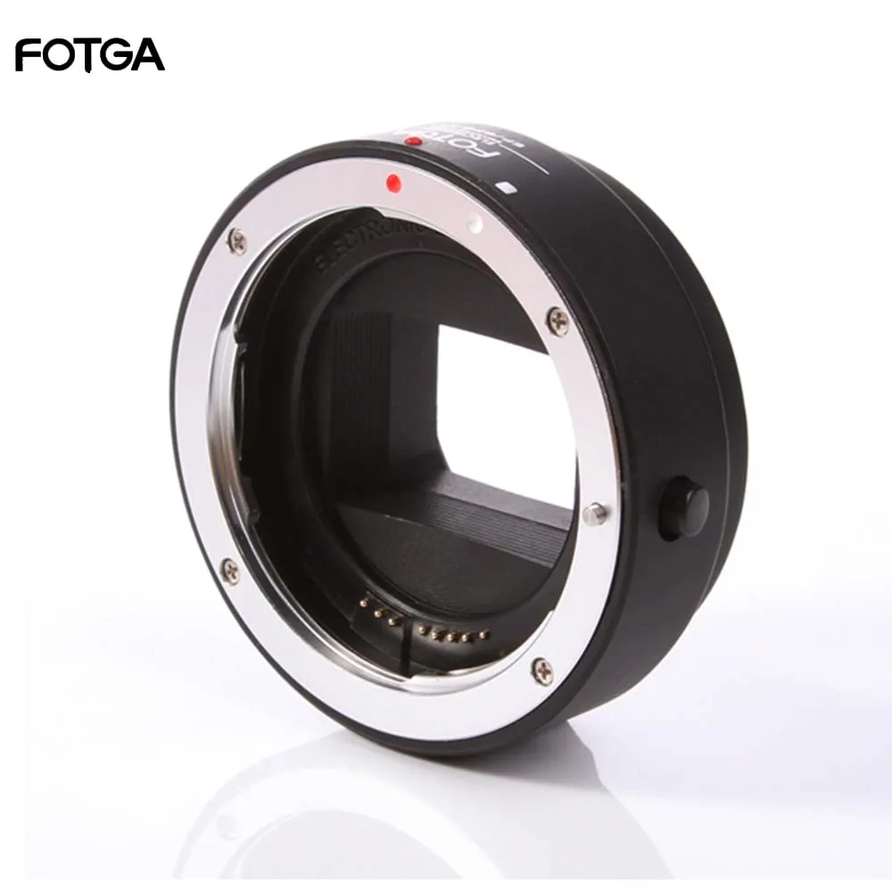 FOTGA электронное кольцо адаптер для объектива с автофокусом Canon EOS EF S Sony E NEX A7 A7R A7S A9