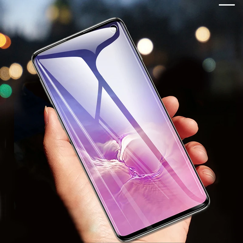 CHYI 3D изогнутая пленка для samsung Galaxy S10+ Защитная пленка с закругленными краями S8 S9 Plus для samsung Note 8, не закаленное стекло