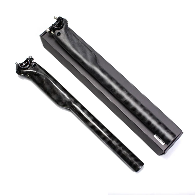 NO LOGO 3K Carbon Fiber MTB Seatpost Lightweight Road Bike Seattube Bicycle Seat Post Black 27.230.831.6mm Cycling Parts (8)
