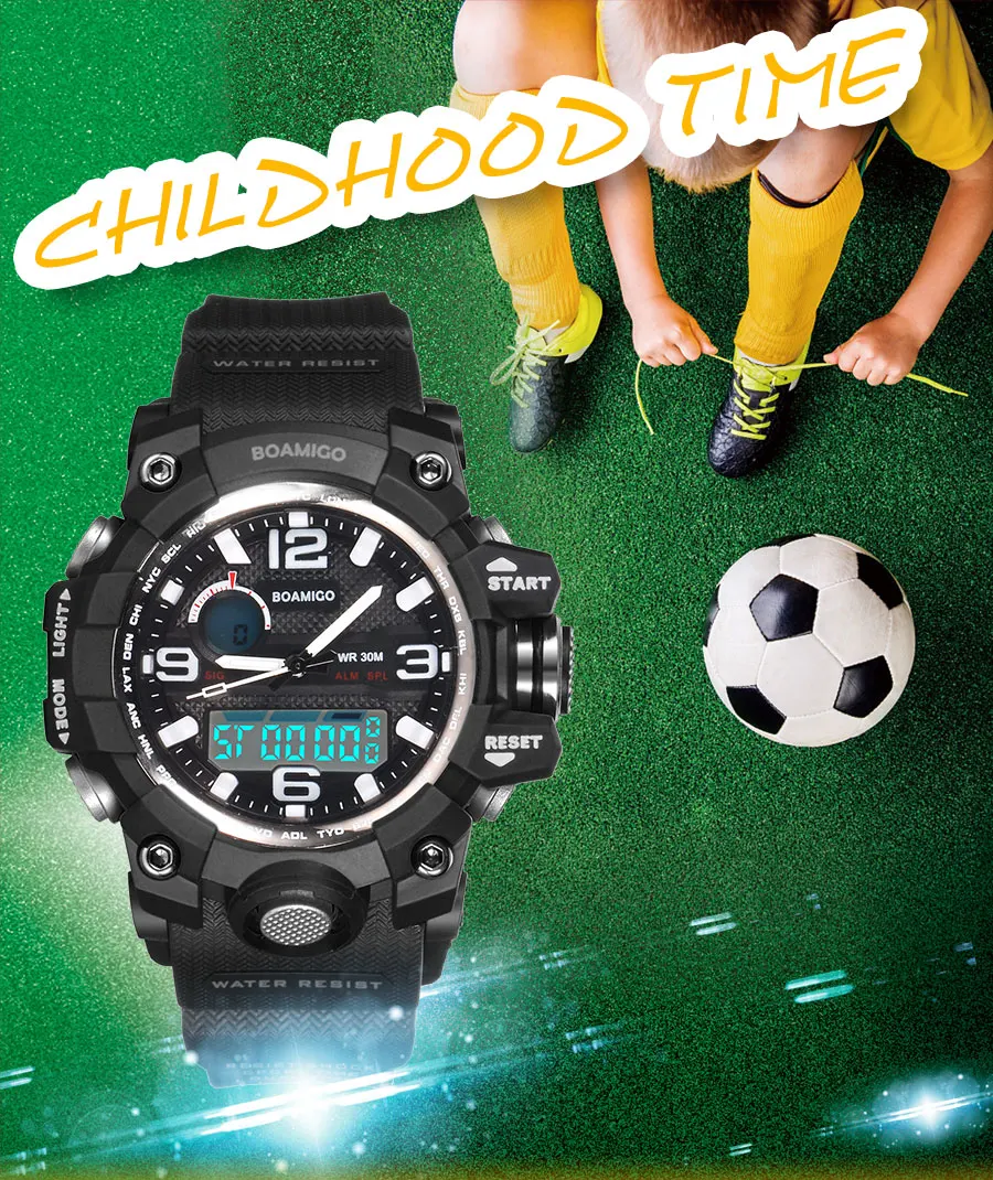 BOAMIGO Fashion Brand Students Sports Watches Child Quarz Digital Swim Wrist Watch Waterproof Girl Boy Teenage Kids Daily Watch (15)