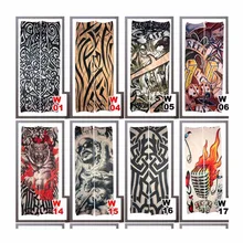 Нарукавники нейлоновые накладные тату рукава чулок для руки тату теплые Новое поступление Vogue для мужчин и женщин 5 шт./лот