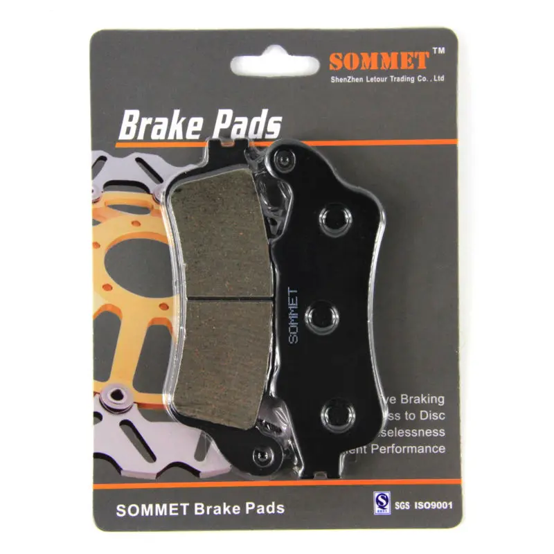 

SOMMET Motorcycle Front & Rear Brake Pads Disc 1 pair for Honda XL 1000 V Varadero (Non ABS) (1999-2006) XL1000 XL1000V LT261