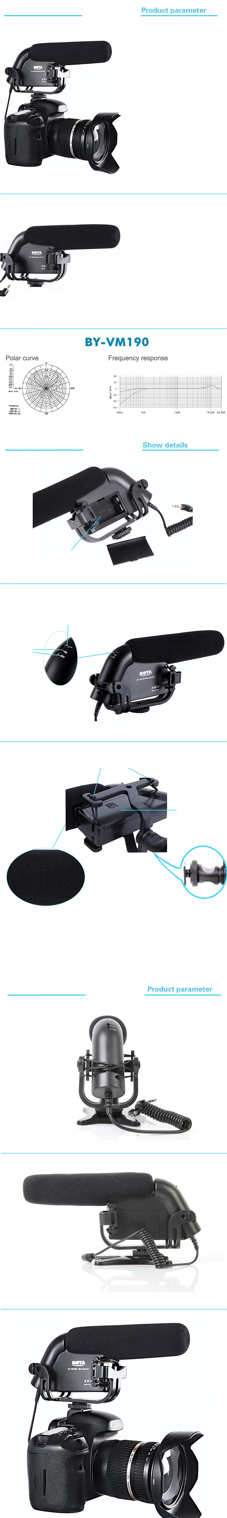 BOYA BY-VM190 with camera 