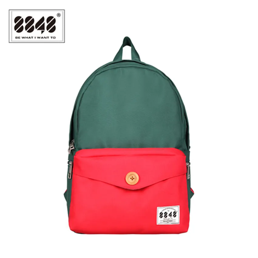 ФОТО School Bag Teenager Girl's Backpack Popular 8848 Brand Backpack Patchwork The Best Christmas Gift For Children Simple C062-10