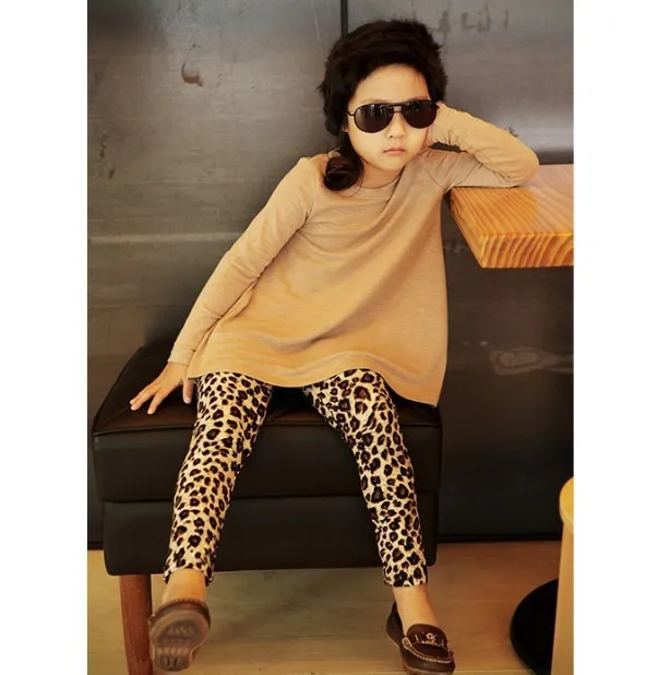 1Pcs font b Baby b font Girls font b Pants b font Fashion Leopard Print Fall