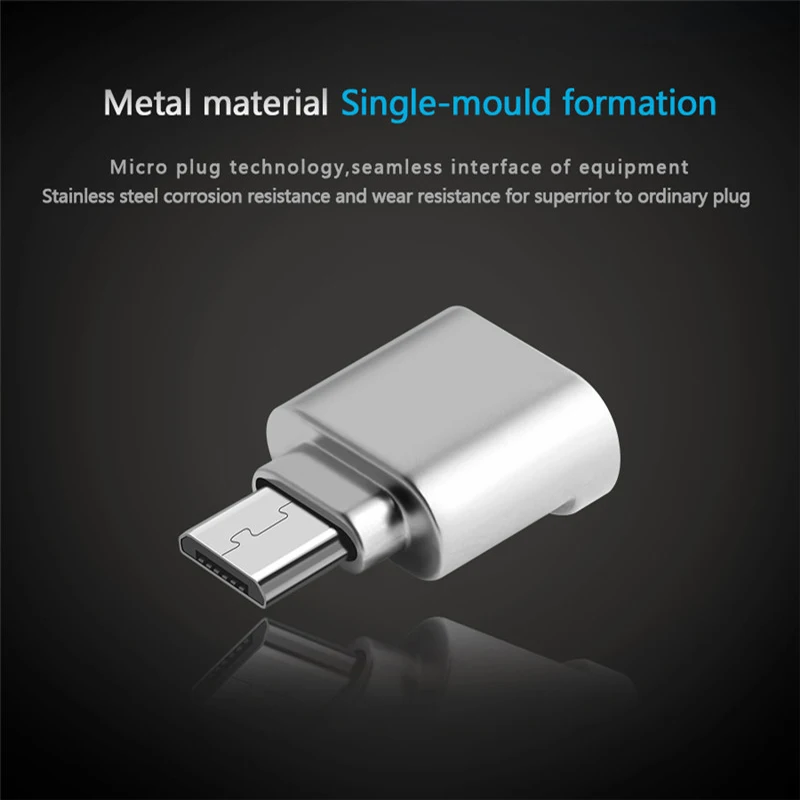 Mental Micro USB Card Reader Android OTG Phone Memory card reader Adapter for TF micro SD pc computer laptop accessories Mental Micro USB Card Reader Android OTG Phone Memory card reader Adapter for TF micro SD pc computer laptop accessories