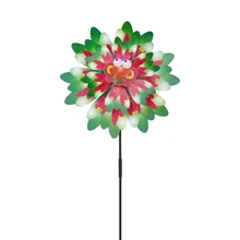 Ветряной Спиннер три слоя подсолнечника наружное украшение сада штифт ветряной мельницы дети игрушки мультфильм Подарки Забавные игры