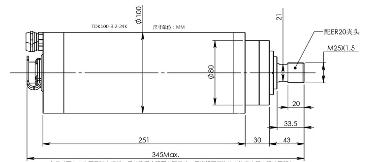 ZHENYU/SQD 100 кВт водяное охлаждение мотор шпинделя для мягкого металла мм прессформы мотор шпинделя