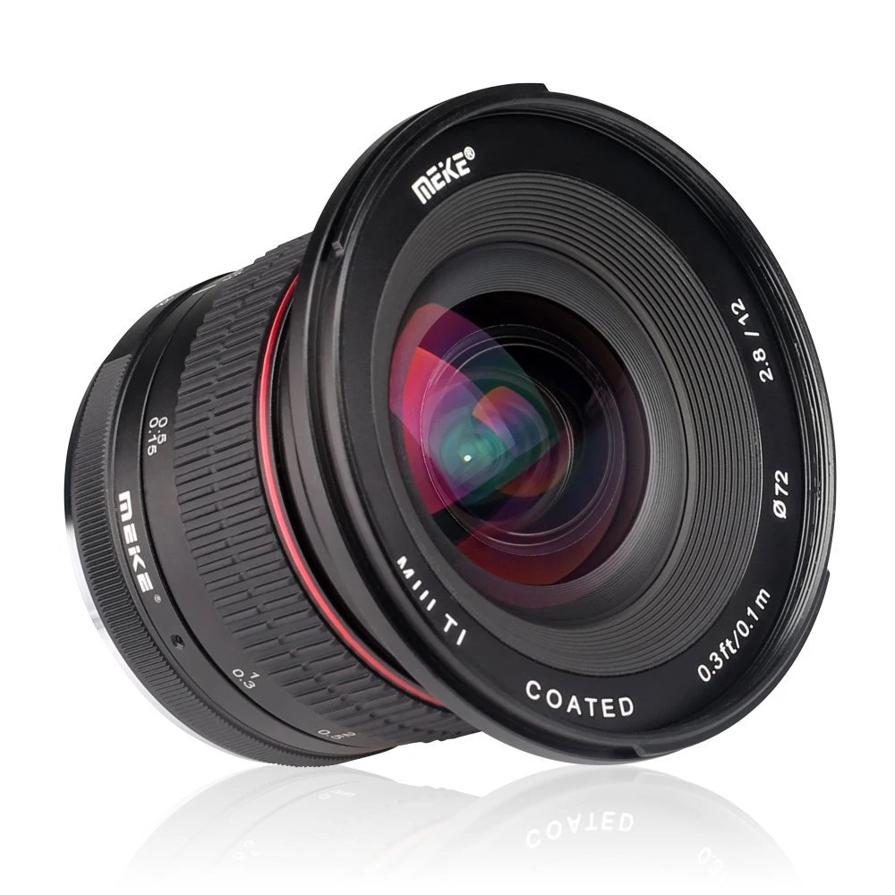 Meike MK 12 мм f/2 8 широкоугольный объектив с ручным фокусом для беззеркальной камеры