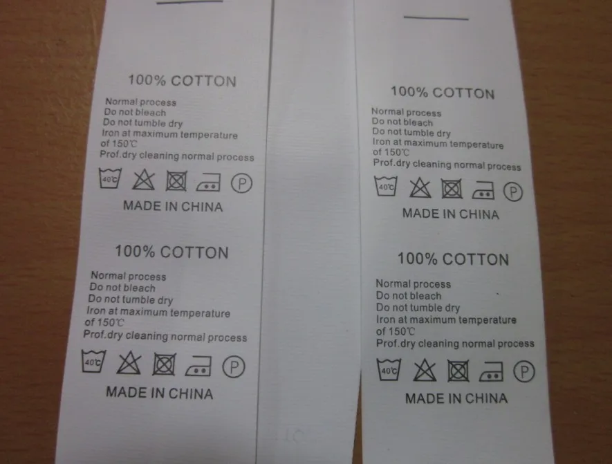 Spot cotton Water Wash Water Standard made English cotton washed Mark
