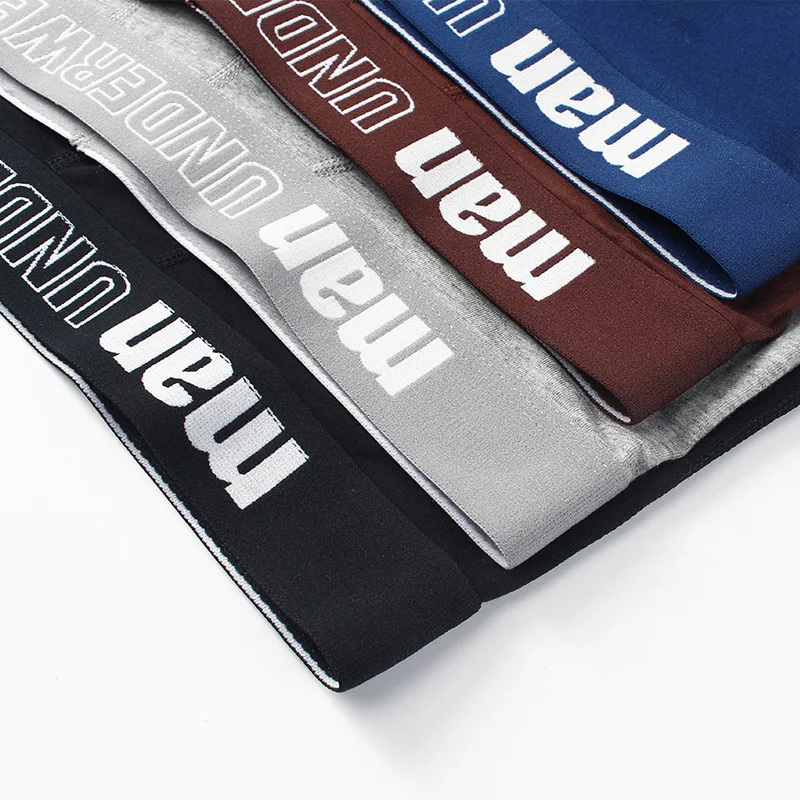 6Pcs/lot Mens Underwear Boxers Combed Cotton Underwear for Men Comfortable Classical Boxers Cuecas Shorts Masculina Calzoncillos