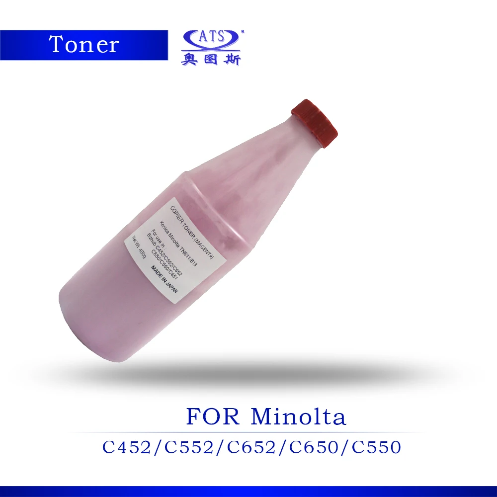 1 шт./компл. 400 г тонер Poudre Фотокопия машина порошок для Konica Minolta C452 552 652 650 550|toner