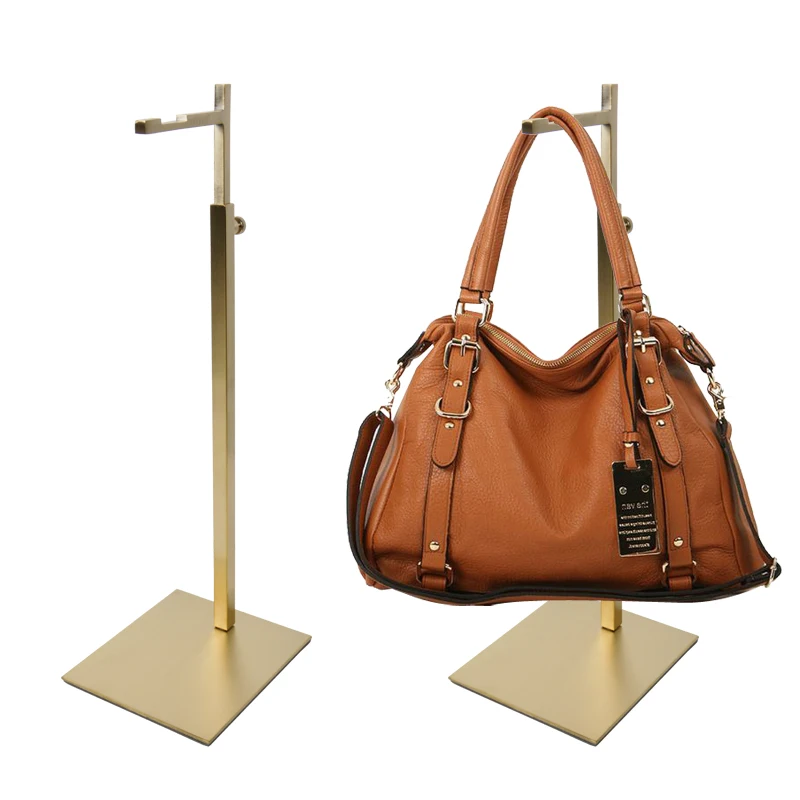 Linliangmuyu High grade Metal Stainless Steel Women Bag / handbag Desktop Display Holder Rack