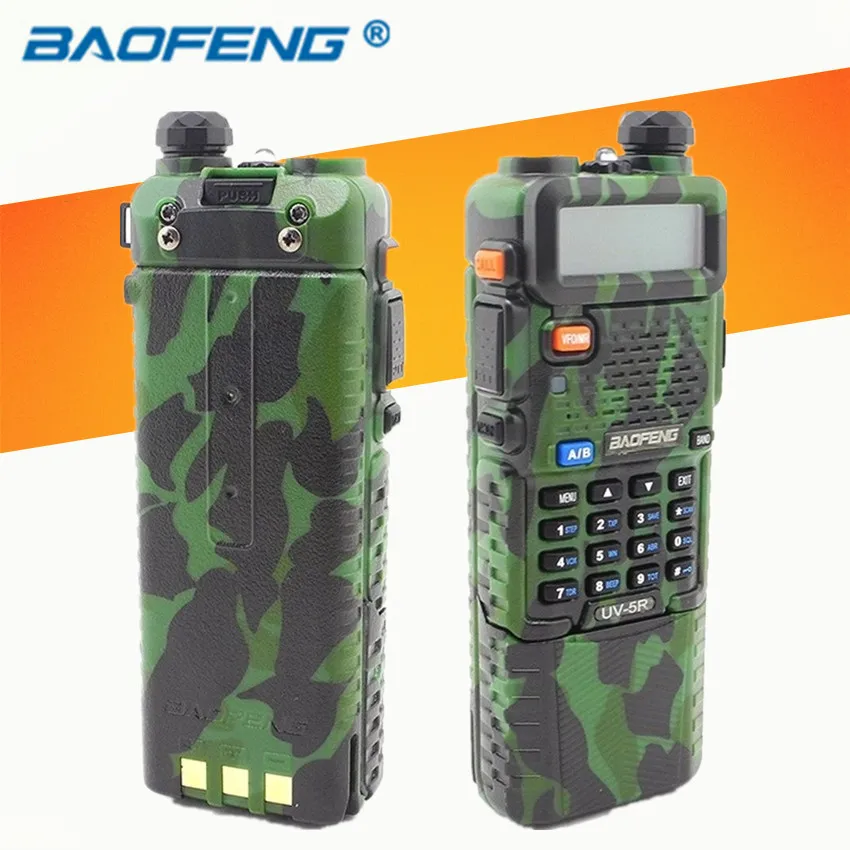 Baofeng UV-5R 3800mAh CB радио Двухдиапазонная портативная рация Макс 5 Вт радиопередатчик Ham Радио uv5r двухсторонний Raido hf трансивер