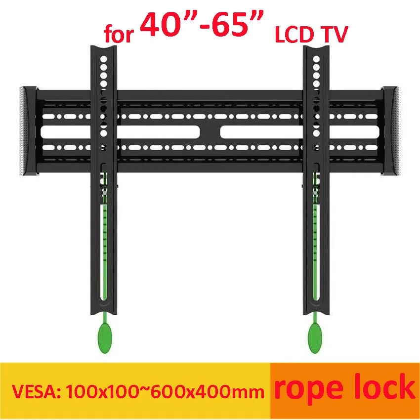 NB C3-F Дешевый Универсальный современный легкий замок с веревкой 4" 65" VESA 600X400 ультра тонкий кронштейн для подъемника