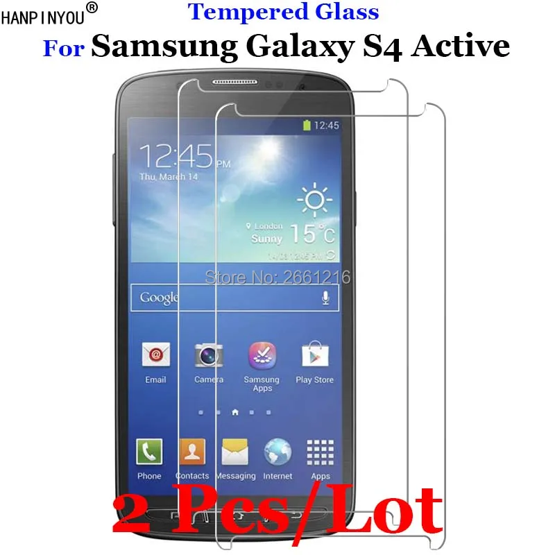 

2 Pcs/Lot S4 Active Tempered Glass 9H 2.5D Premium Screen Protector Film For Samsung Galaxy S4 Active i9295 i537 5.0"