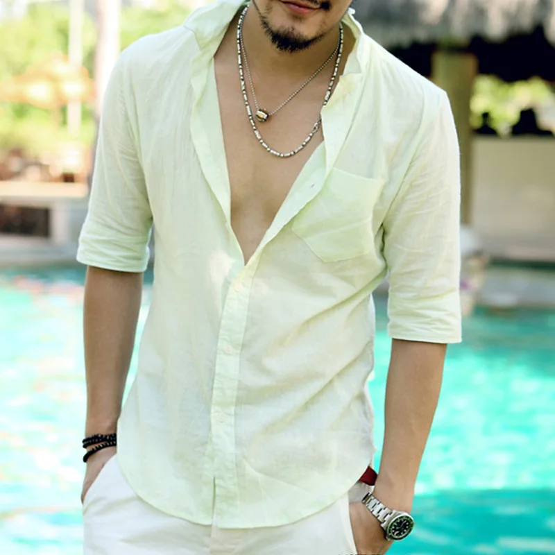 Popular Designer Linen Shirts-Buy Cheap Designer Linen