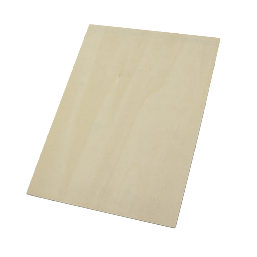 Rectangle Unfinished Wood Plaque Modelling DIY For Crafts Painting Supplies
