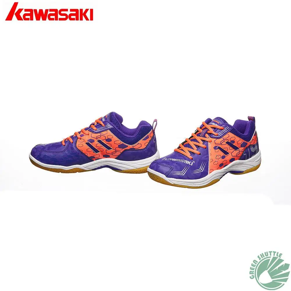 K 070 Purple Профессиональная обувь для бадминтона Kawasaki износостойкая резиновая подошва мужские и женские кроссовки - Цвет: K 070 Purple