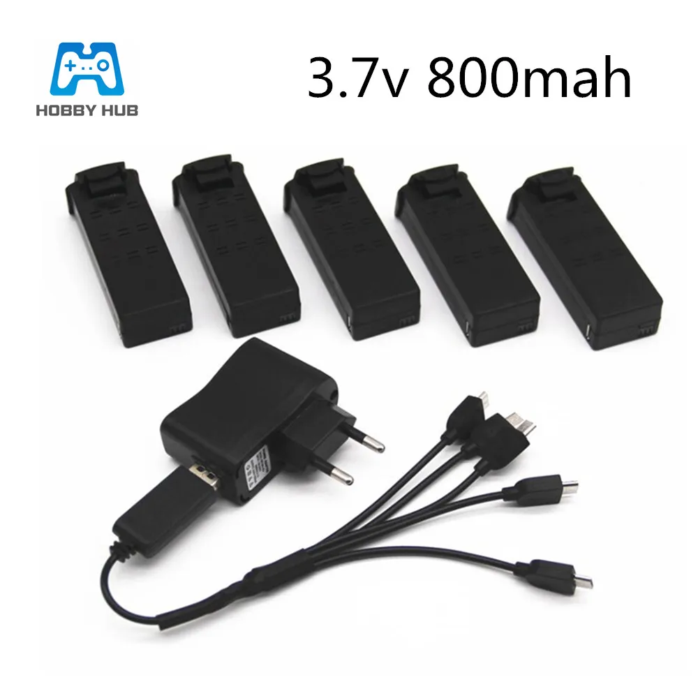 

New Arrival Hobby Hub 3.7v 800mah YH-19HW RC Quadcopter Spare Parts Accessories toys Lipo Battery Rechargeable for RC Drones