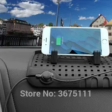 Многофункциональный автомобильный навигационный Мобильный Телефон Противоскользящий коврик USB зарядное устройство для ALFA ROMEO 147 159 156 mito giulietta 166