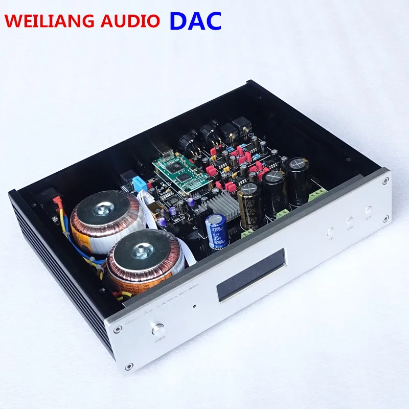 Аудио декодер WEILIANG ES9028PRO ES9038PRO DAC Amanero с USB интерфейсом Bluetooth 5 0 CSR8675|Усилители